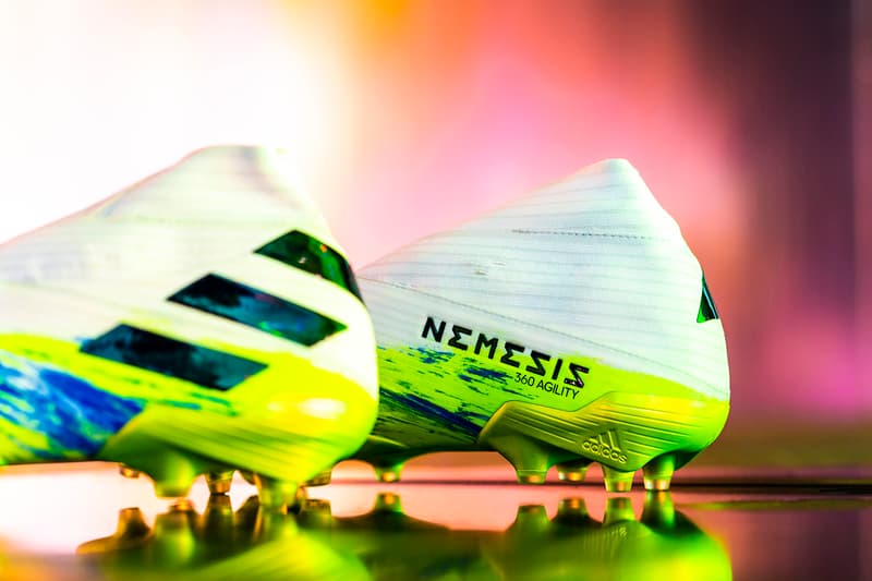 adidas football uniforia predator z copa nemeziz 19+ 20+ cloud white core black signal green team royal blue pop shock pink demonskin release information buy cop purchase