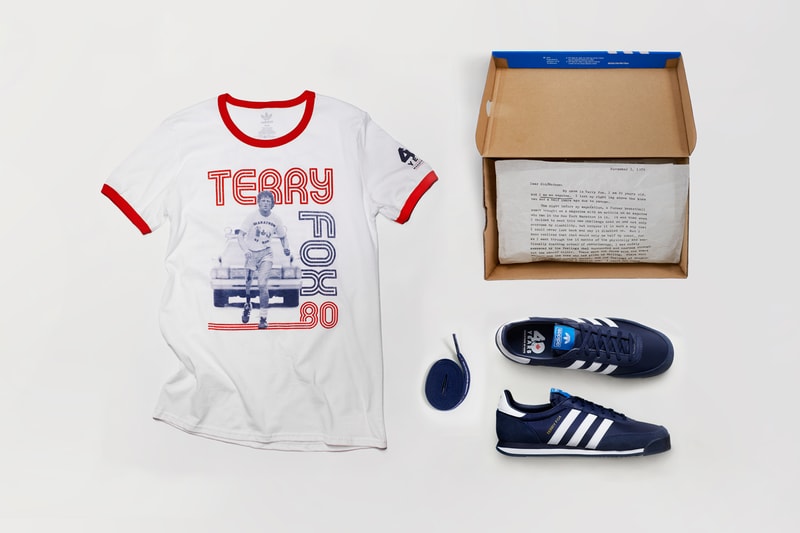 adidas originals marathon of hope terry fox foundation 40th anniversary collection orion ultraboost dna t shirts release date info photos price store list