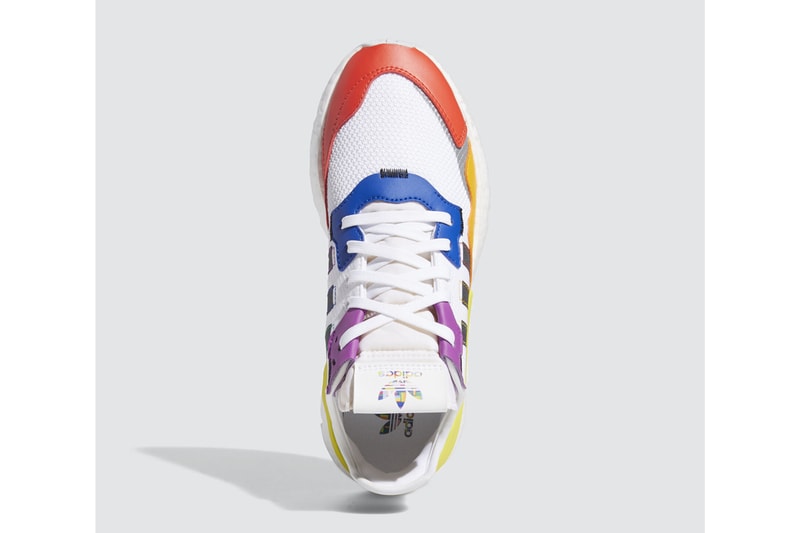 adidas nite jogger pride pack fy9023 cloud white core black silver metallic green yellow orange red blue purple flag official release date info photos price store list
