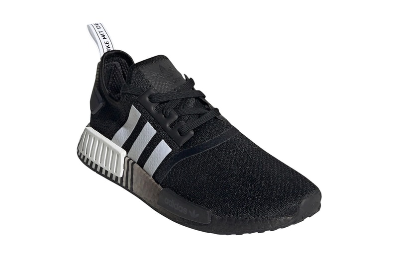 adidas NMD R1 Core Black Footwear White menswear streetwear spring summer 2020 collection sneakers trainers shoes