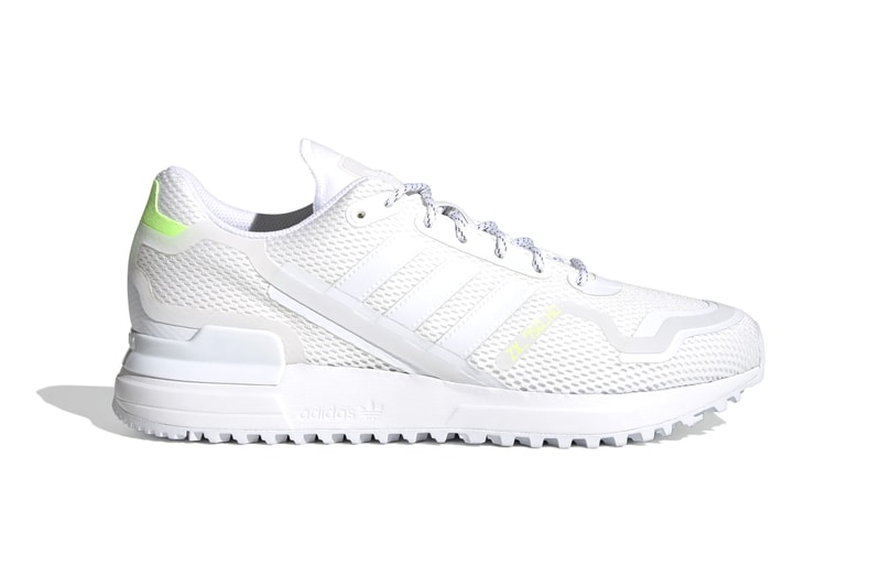 adidas Originals ZX 750 HD Cloud White Signal Green Release Footwear Trefoil sneakers kicks style hypebeast trainers german sports shoes 