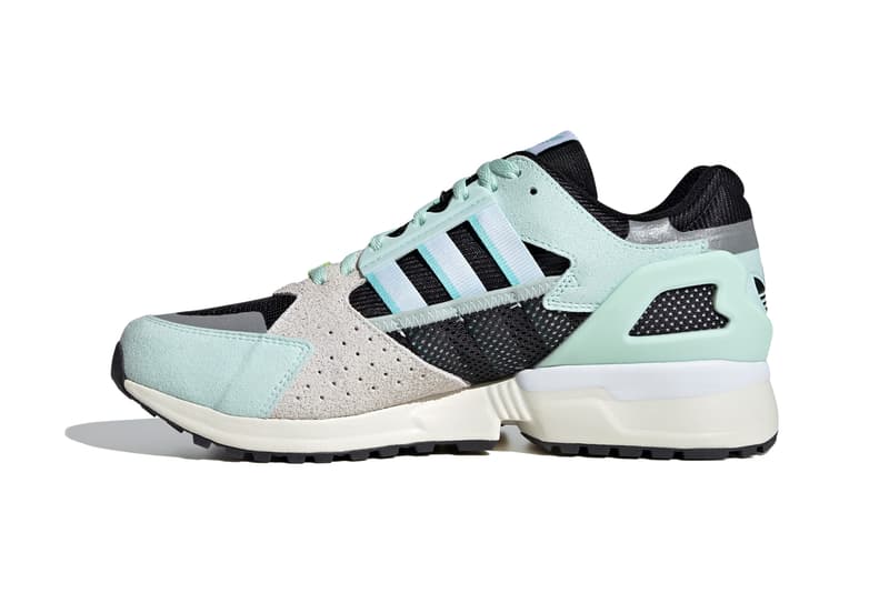 adidas originals zx10000 C dash green clear aqua core black tan FV3324 release date info photos price store list