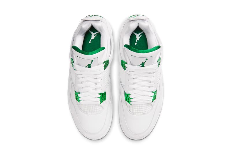 air jordan brand 4 white metallic silver pine green CT8527 113 release date info photos price store list