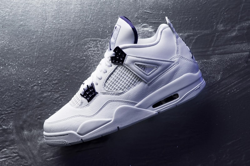 air jordan brand 4 metallic purple 