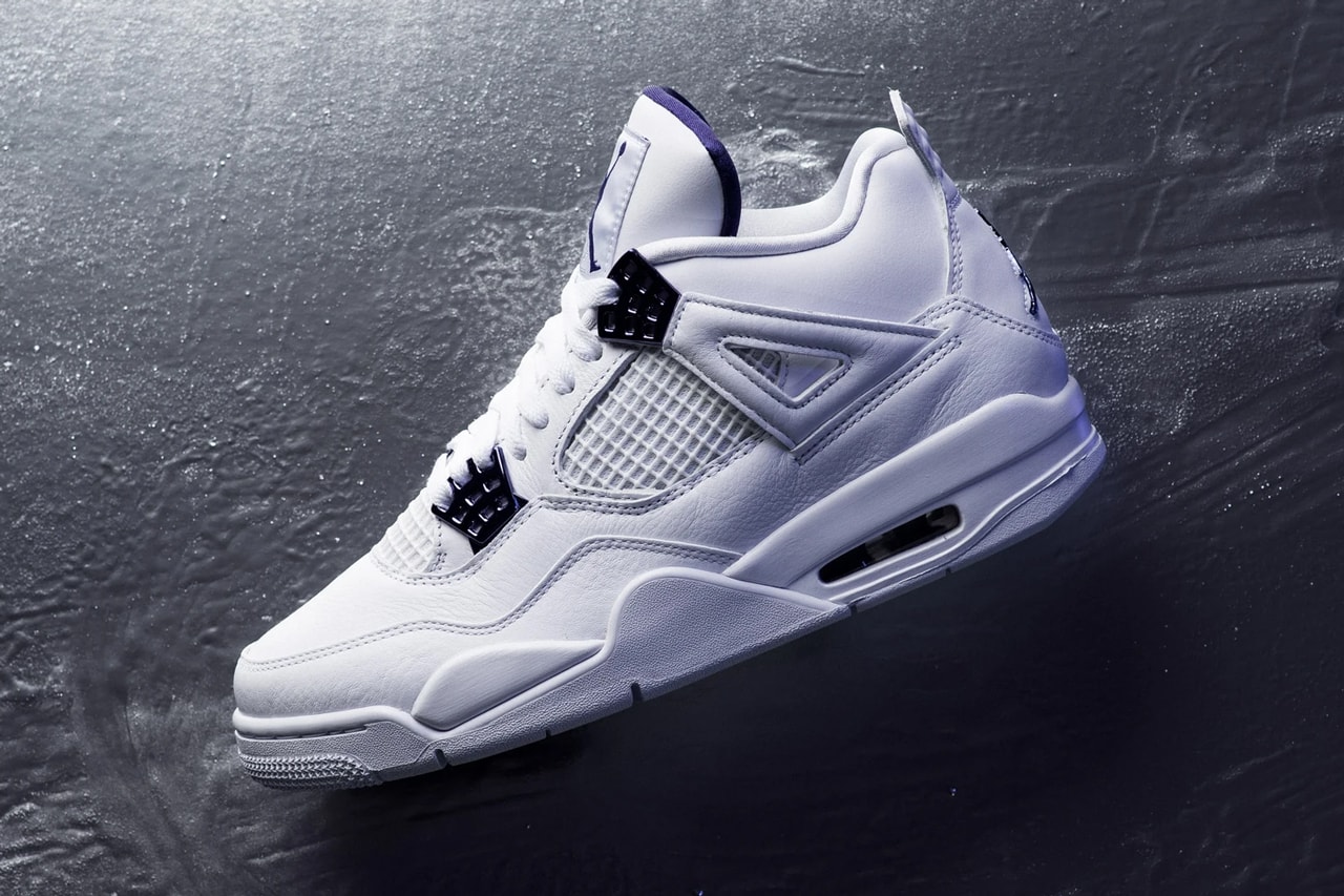 air jordan brand 4 metallic purple
