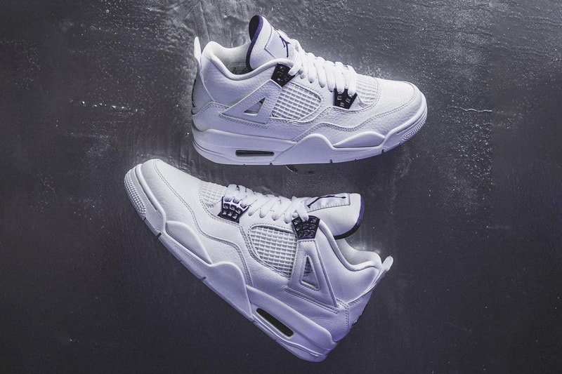 air jordan brand 4 metallic purple 