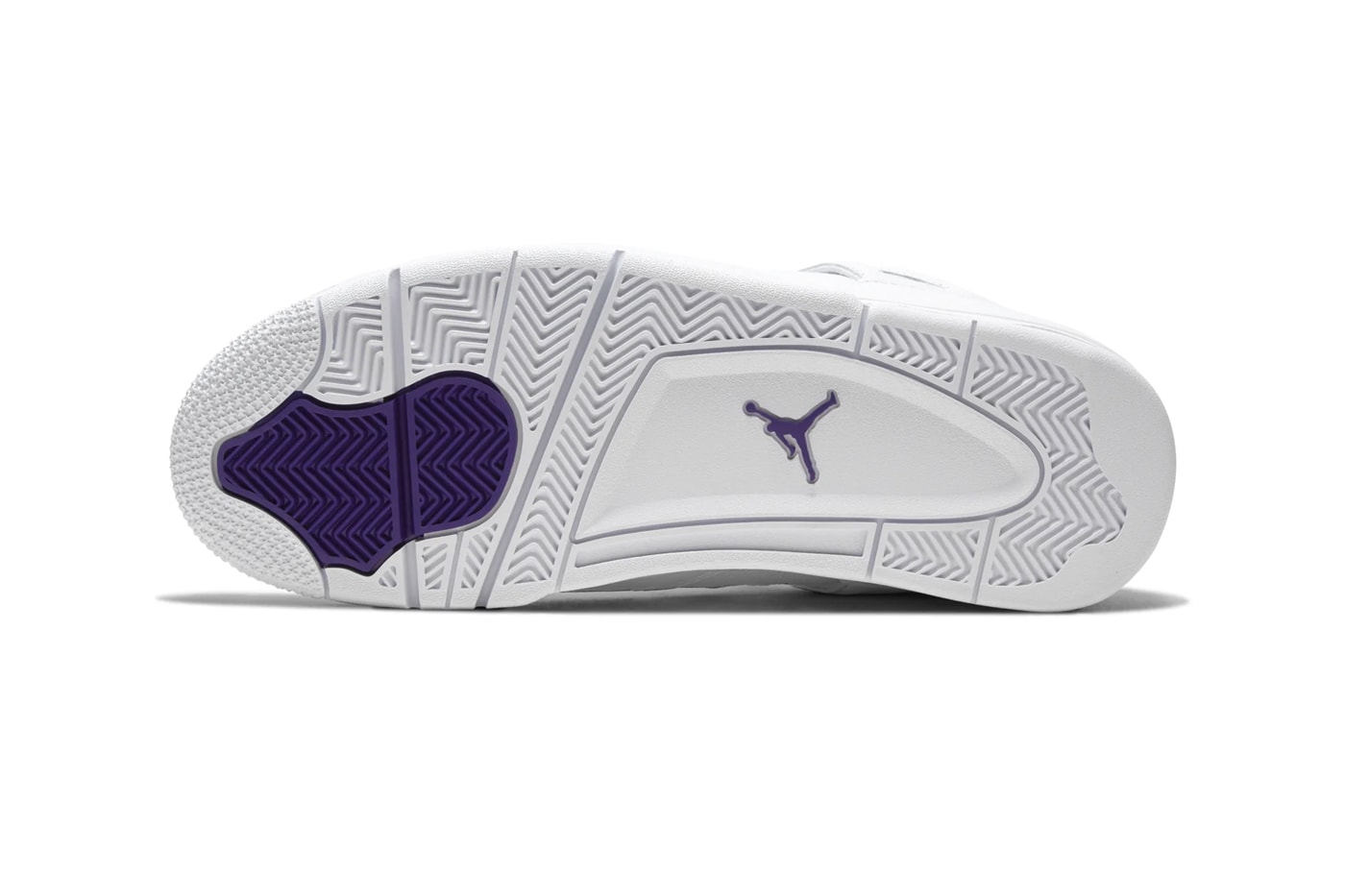 Air Jordan 4 Metallic Purple Official Look Release Info CT8527-115 White Court Purple Silver
