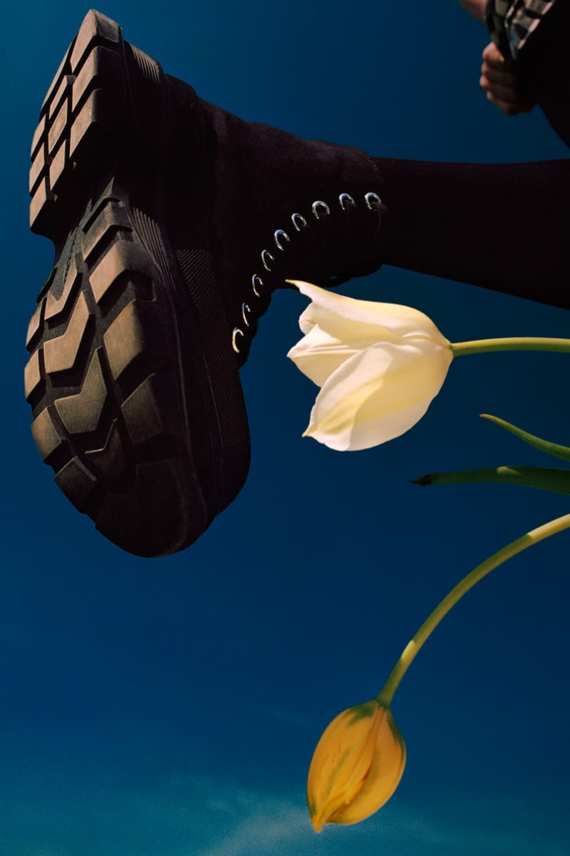 Alexander McQueen Tread Slick Boots & Lace Up Sneakers Release Information Closer Look Lookbooks Campaign Photography #McQueenCreators Nature project