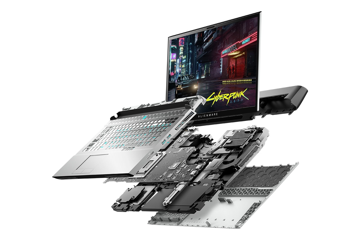 dell alienware gaming laptop area 51m 2020 upgrade intel core 10th generation amd rdna gpu