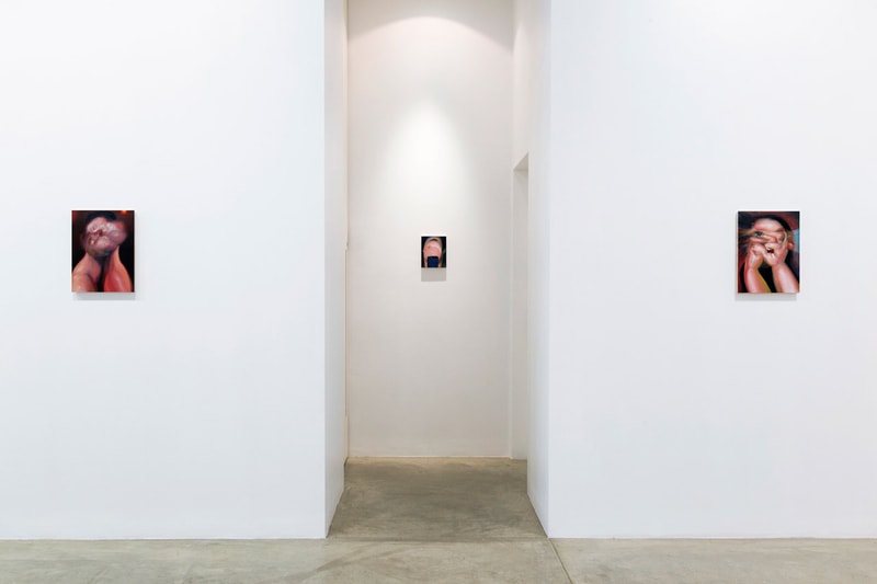 Alvin Ong "Long Distance" Exhibition Yavuz Gallery Sydney Oil Paintings Figures Isolation Displacement Faceless Surreal 