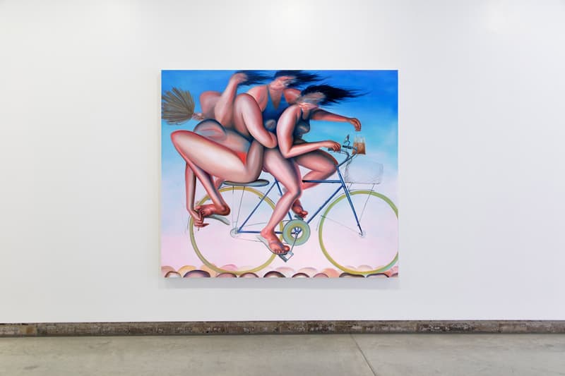 Alvin Ong "Long Distance" Exhibition Yavuz Gallery Sydney Oil Paintings Figures Isolation Displacement Faceless Surreal