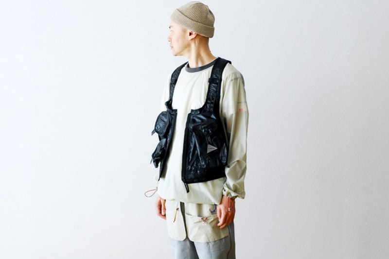 and wander Utility Pocket Vest menswear streetwear spring summer 2020 collection technical outdoor Japanese brand