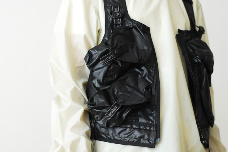 and wander Utility Pocket Vest menswear streetwear spring summer 2020 collection technical outdoor Japanese brand