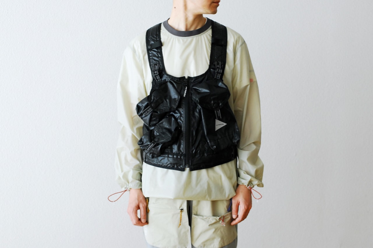 and wander Utility Pocket Vest menswear streetwear spring summer 2020 collection technical outdoor Japanese brand