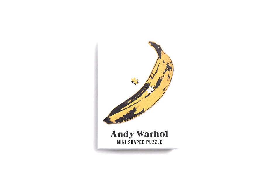 Andy Warhol's Puzzle Three-Pack Marilyn Campbell's Soup Can Banana Modern Artist New York Uncrate puzzles home design 