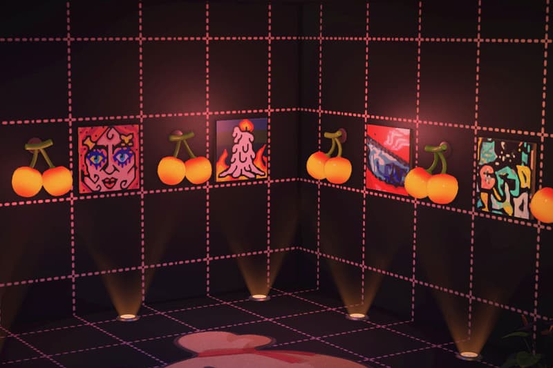 animal crossing painting exhibition Lothlorien Island txtbooks artworks