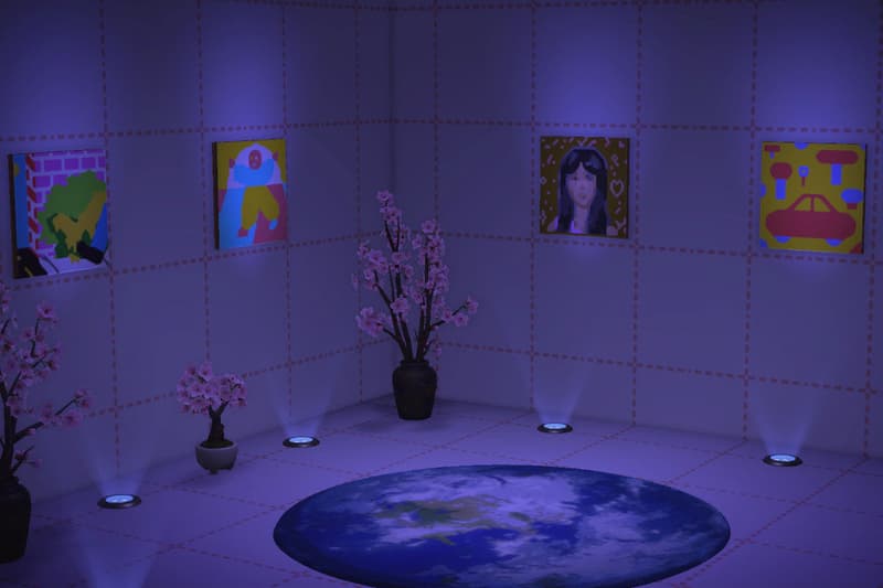 animal crossing painting exhibition Lothlorien Island txtbooks artworks