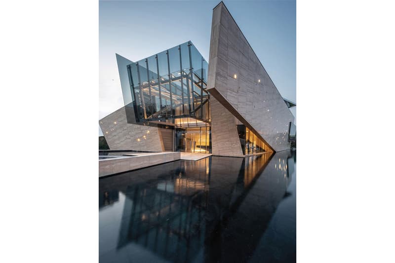 AOE Architects One Sino Park Building Chongqing China Mountains Deconstructivist Building Cliffside