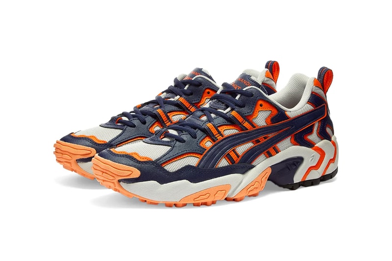 asics gel nandi og blue orange trail runner release date info photos price store list 20th anniversary