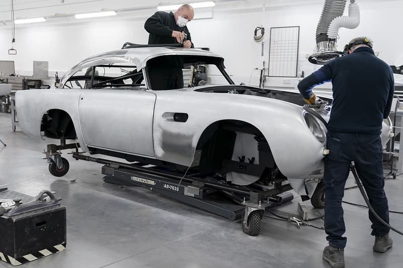 Aston Martin DB5 'Goldfinger' Continuation 55 Year Hiatus New Build Custom 25 Units Limited Edition 'James Bond' 'Goldfinger' Smoke Screen Triple License Plates Machine Guns