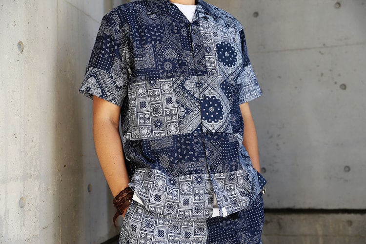 atmos LAB and Manatash Craft Patchwork Bandana Capsule