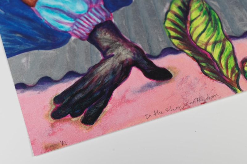 simphiwe ndzube avant arte screenprint edition in the silence of the drum artworks collections