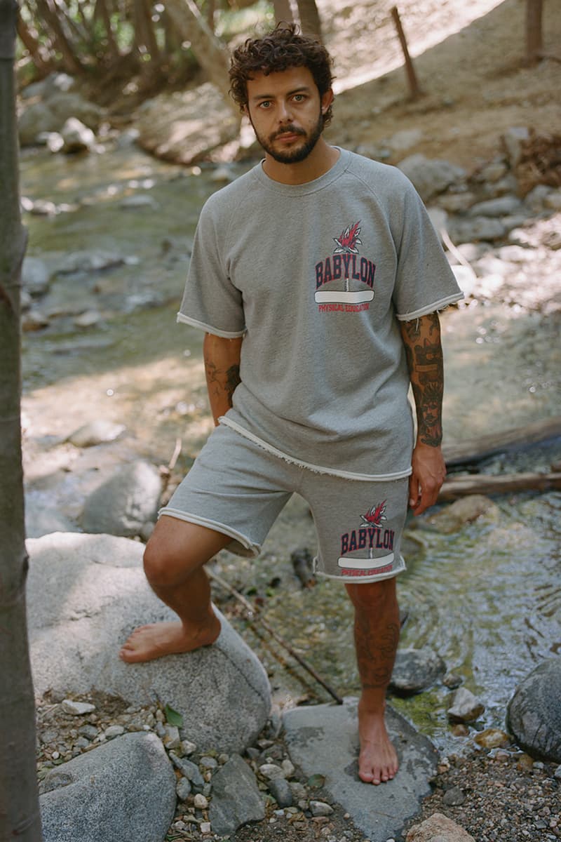 Babylon LA Summer 2020 Collection Lookbook Austin Duran Photography Los Angeles Lee Spielman Garrett Stevenson Release Information Drop Date Hoodies T-Shirts Graphics