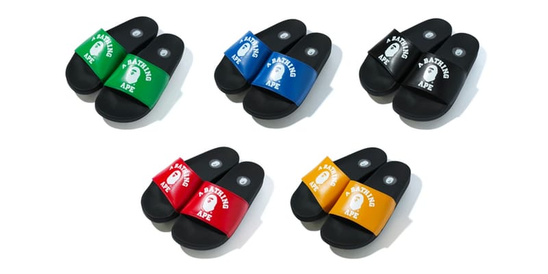 a bathing ape sandals