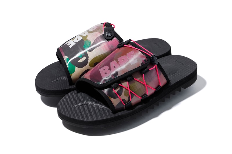 BAPE x Suicoke SS20 DAO Sandal Collaboration moto spring summer 2020 kids sizes adult may 23 release date price holographic lenticular