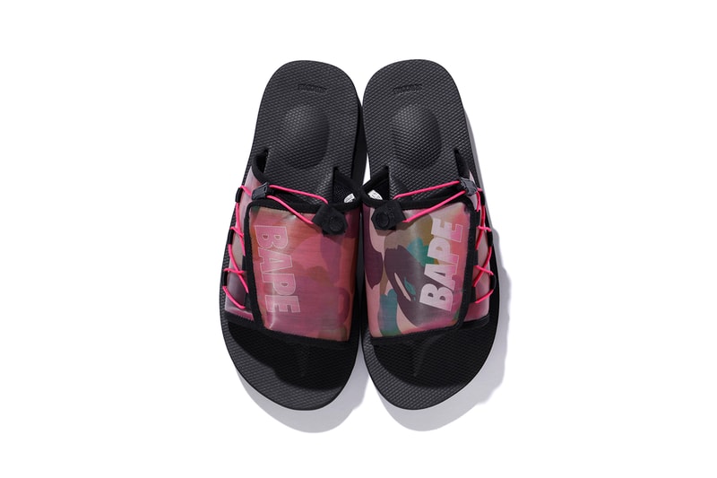 BAPE x Suicoke SS20 DAO Sandal Collaboration moto spring summer 2020 kids sizes adult may 23 release date price holographic lenticular