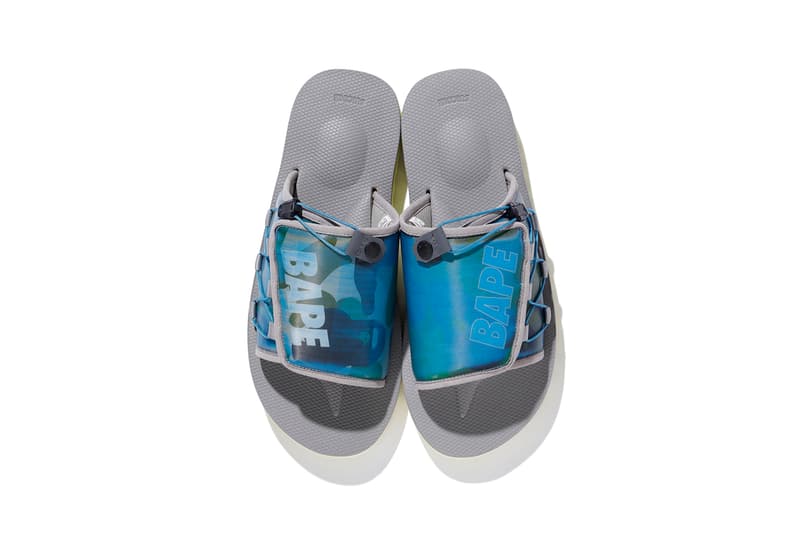 BAPE x Suicoke SS20 DAO Sandal Collaboration moto spring summer 2020 kids sizes adult may 23 release date price holographic lenticular