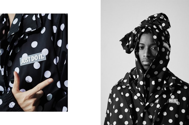 BEAMS Nike Polka Dot Coach Jacket Shorts Set matching coordinates Release japan kilties 
