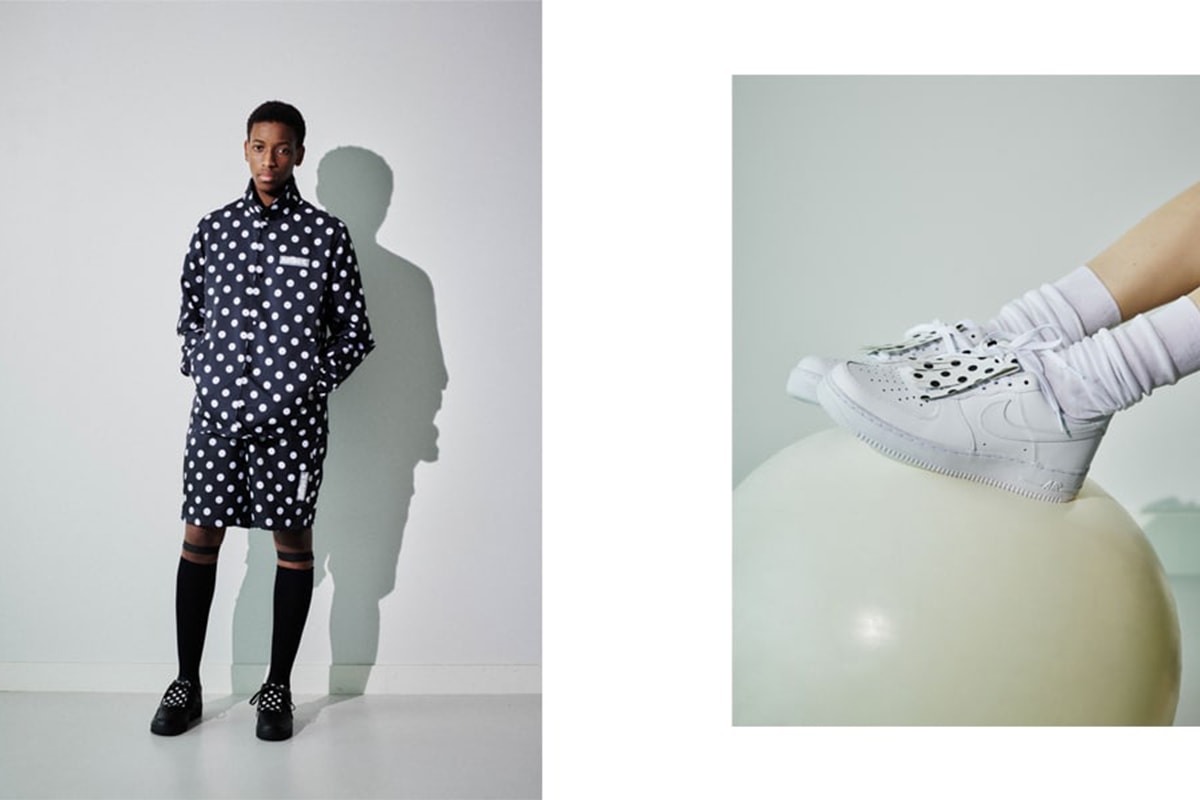BEAMS Nike Polka Dot Coach Jacket Shorts Set matching coordinates Release japan kilties 
