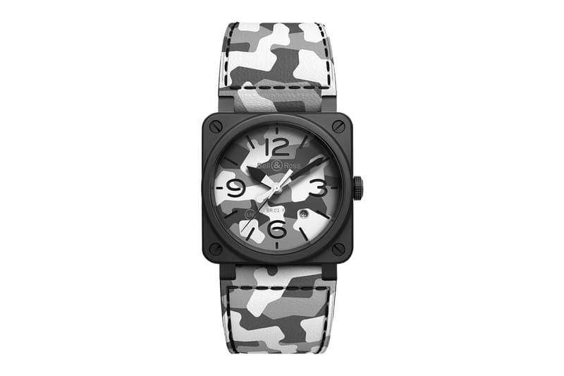 bell ross watches french france limited edition br 03 92 white camo camouflage special sellita movement 