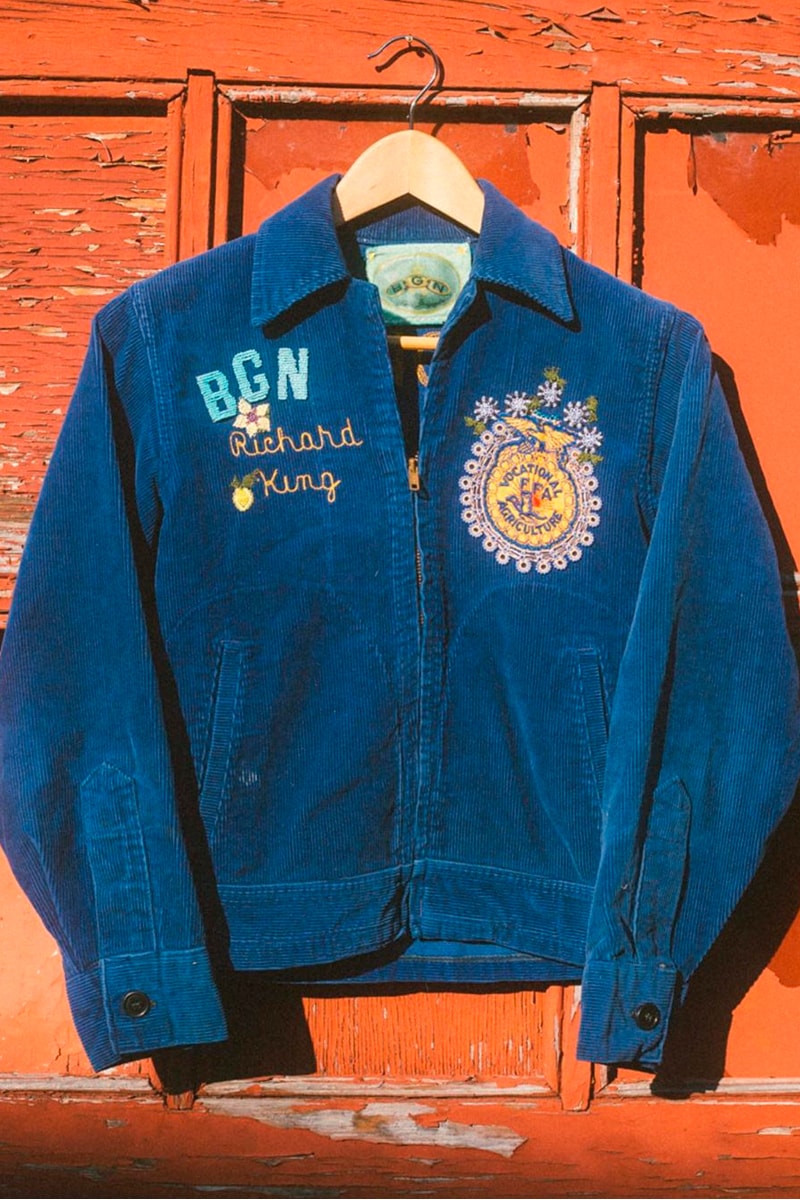 bentgablenits 1928 Corduroy FFA Farmers Jacket Release Blue Info Future Farmers of America Buy Price