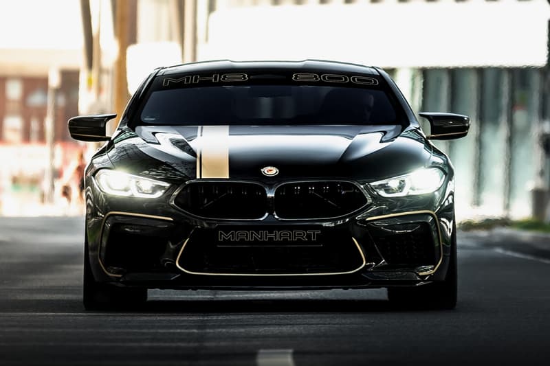 BMW M8 Competition MANHART MH8 800 Supercar First Look Luxury Coupe Most Powerful Ever 0-62 MPH 2.6 Seconds Fast Cars Tuner Tuned Custom German Automotive Engineering V8 812 BHP