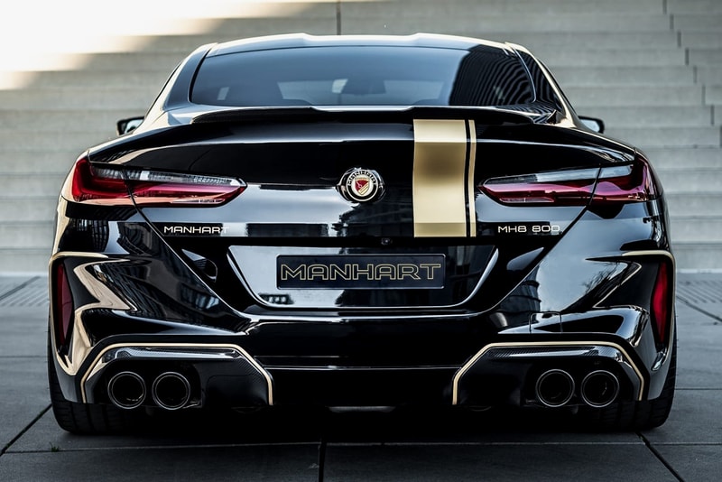 BMW M8 Competition MANHART MH8 800 Supercar First Look Luxury Coupe Most Powerful Ever 0-62 MPH 2.6 Seconds Fast Cars Tuner Tuned Custom German Automotive Engineering V8 812 BHP 