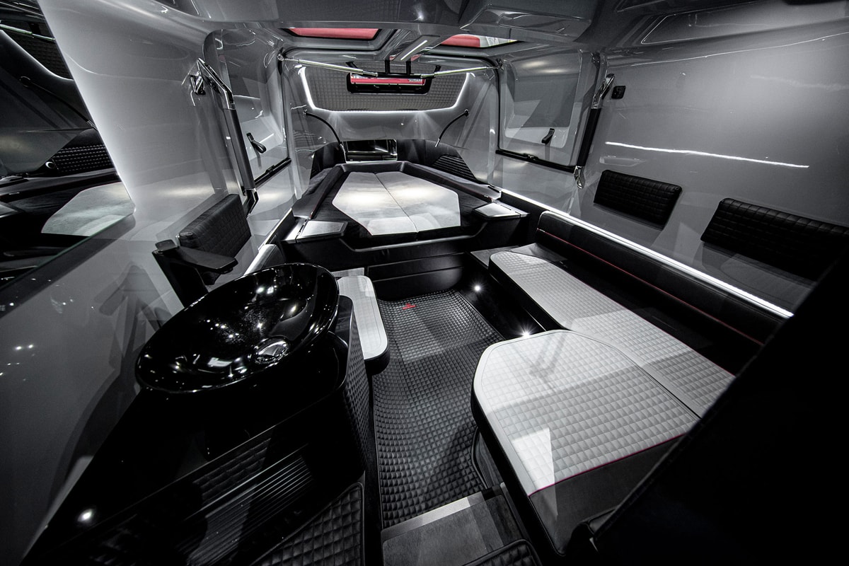 brabus marine shadow 900 horsepower black ops limited edition speedboat boats sailing