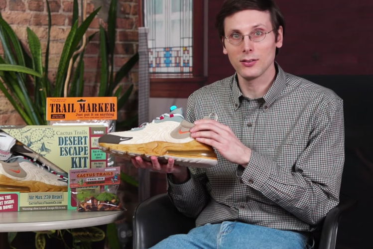 Watch Brad Hall Spray-Paint Travis Scott’s Nike Air Max 270 "Cactus Trails"