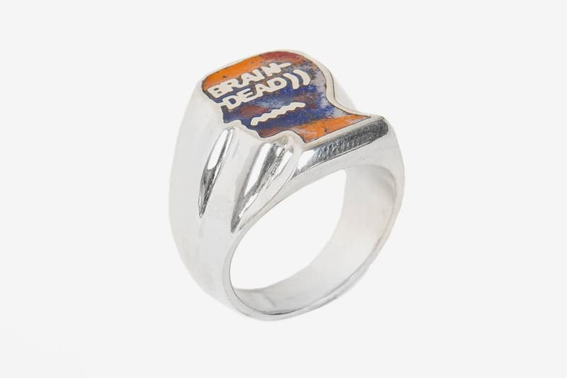 Brain Dead x Jason Le Compte Enamel Ring Venice Vitreous Enamel Silver Jewelry rings Kyle Ng Accessories