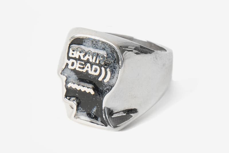 Brain Dead x Jason Le Compte Enamel Ring Venice Vitreous Enamel Silver Jewelry rings Kyle Ng Accessories