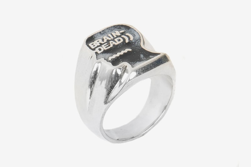Brain Dead x Jason Le Compte Enamel Ring Venice Vitreous Enamel Silver Jewelry rings Kyle Ng Accessories 
