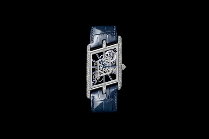 Cartier Privé Tank Asymétrique Watch Fine Timepiece Release Information Retro Design First Look Limited Edition 100 Pieces Six Versions Horology 9623 MC skeleton movement