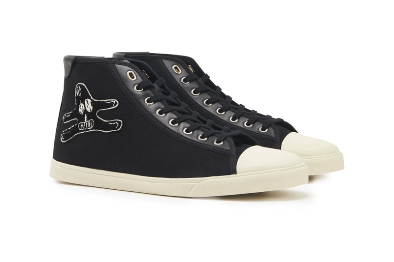 Celine Blank Mid Lace-Up Sneaker With Toe-Cap in Canvas Calfskin shoes footwear kicks luxury sneakers premium André Butzer