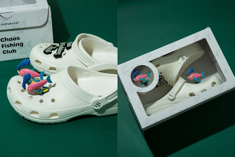 Chaos Fishing Club Crocs BEAMS T Collaboration Release Info classic clog t shirt ou kun