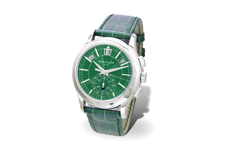 Conor McGregor Weir and Sons Green Patek Philippe Annual Calendar Chronograph 5905 annual Annual Calendar Chronograph