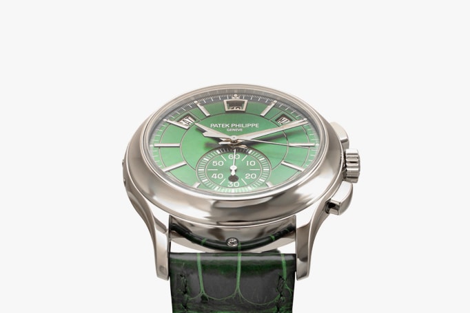 Conor McGregor Weir and Sons Green Patek Philippe Annual Calendar Chronograph 5905 annual Annual Calendar Chronograph