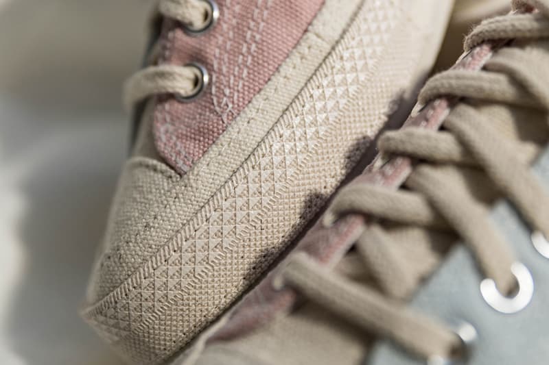 converse chuck 70 renew sustainable chuck 70 hi ox tri color mellow rose plein air egret 167772C prarie sand noble grey 167767C release date info photos price