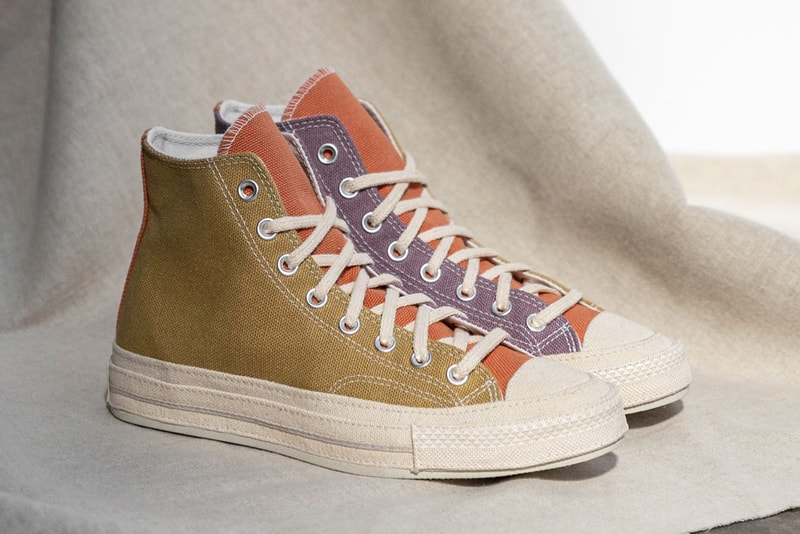 converse chuck 70 renew sustainable chuck 70 hi ox tri color mellow rose plein air egret 167772C prarie sand noble grey 167767C release date info photos price