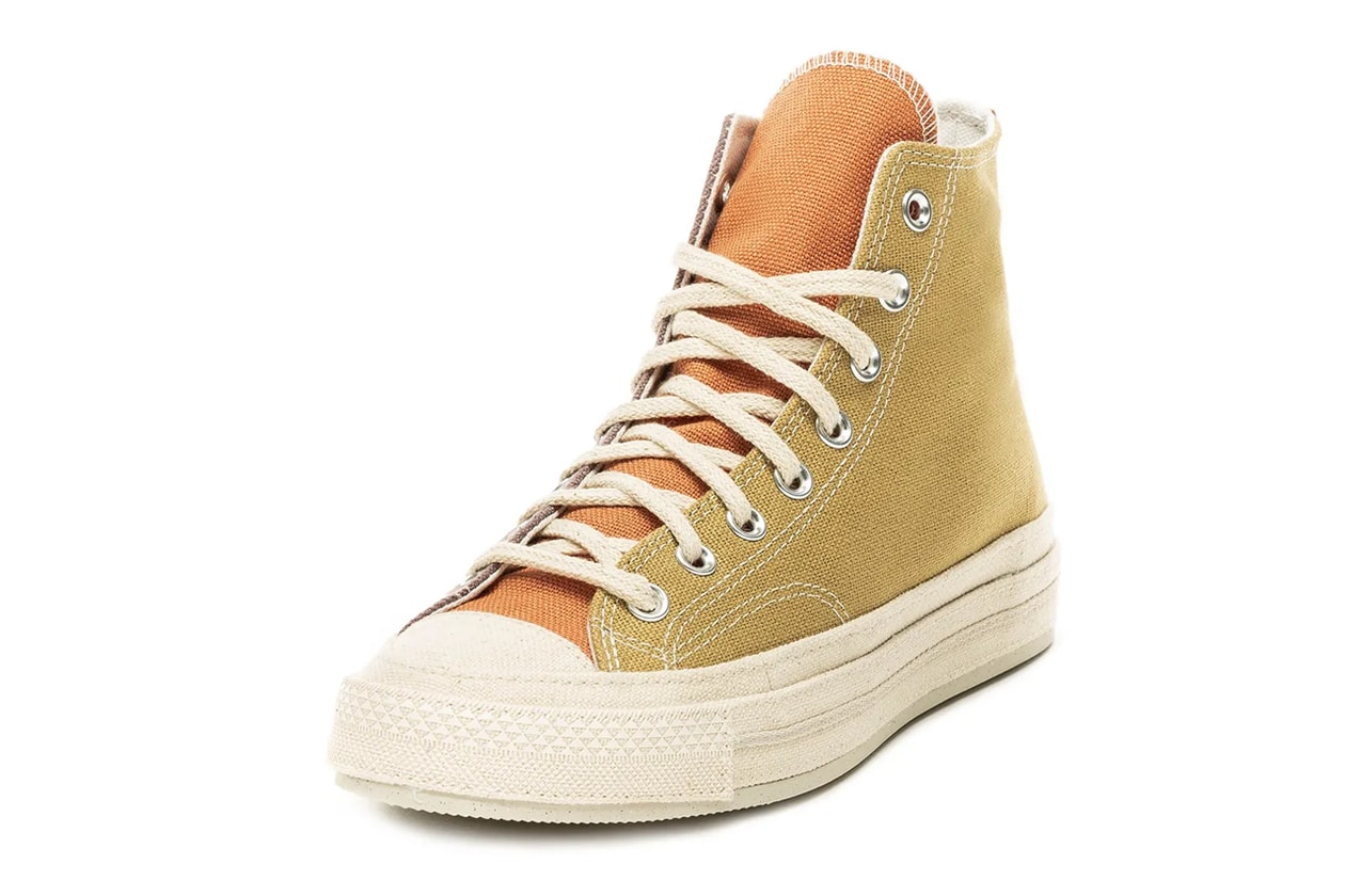 converse chuck 70 renew sustainable chuck 70 hi ox tri color mellow rose plein air egret 167772C prarie sand noble grey 167767C release date info photos price